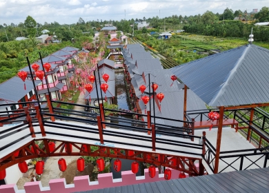 PINK HOUSE SA ĐÉC   ĐIỂM THAM QUAN - ĂN UỐNG - LƯU TRÚ
